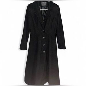 Elegant Women's Black Trench Coat